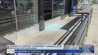 Dagny’s Coffee Company vandalized again [upl. by Haelhsa]