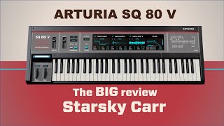 ARTURIA SQ80 V  full review demo and walkthrough [upl. by Saref]