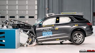 Genesis Electrified GV70 Earn the High Tier TOP SAFETY PICK Award in IIHS [upl. by Quince]