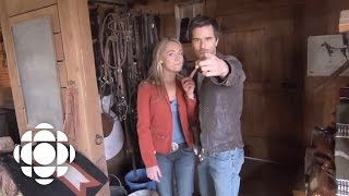 Heartland Set Tour with Amber Marshall and Graham Wardle  Heartland  CBC [upl. by Seyler815]