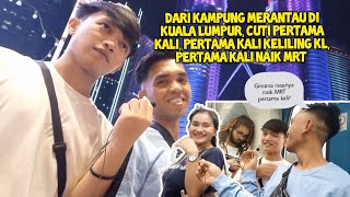 Pertama kali jalanjalan di kuala lumpur  naik MRT terasa naik pesawat [upl. by Ylloh]