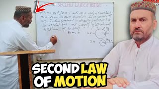 NEWTON SECOND LAW OF MOTION  FORCES AND MOTION  PHYSICS [upl. by Avera]