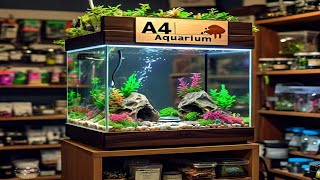 Simple Aquascaping Ideas  low tech aquascape ideas  driftwood aquarium setup  Anubias  fish [upl. by Nosnhoj]