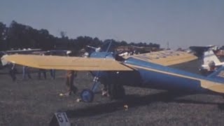 Experimental Aircraft amp Vintage Air Show 1976  Buhl Bull Pup GeeBee Race Plane Staggerwing [upl. by Ollopa]