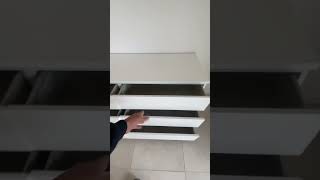 Montaggio cassettiera malm di ikea con le cassetti ammortizzati [upl. by Dena]