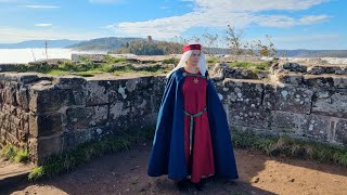 Le château du HautBarr en costume médiéval Alsace [upl. by Aicilat]