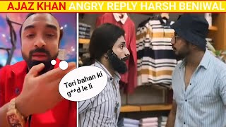 Harsh Beniwal VS Ajaz Khan Roast video rajeffectroast raast [upl. by Ahsinej]