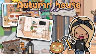 Autumn House Build Modern Mansion  Toca Boca Roleplay  ItzOlivia [upl. by Eserehs571]