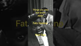 Fats Domino Things you may not know Pt1 music fyp fatsdomino piano oldies 50srockandroll 50s [upl. by Ledeen]