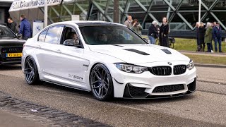 543HP BMW M3 F80 with Akrapovic Exhaust  LOUD Revs Accelerations amp Flames [upl. by Adnylem]