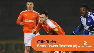 quotOur final shot or ball didnt workquot  Ollie Turton  Bristol Rovers Reaction [upl. by Retsae]