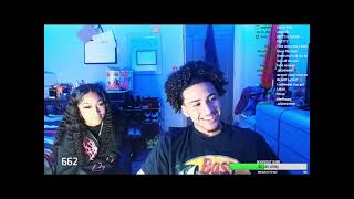 Brittany Kiana and Bmo Buggout QampA on live First impressions of each other [upl. by Nikolia102]