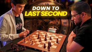 Not for the faint hearted  Javokhir Sindarov vs Maxime VachierLagrave  WR Chess Armageddon [upl. by Nlocnil]