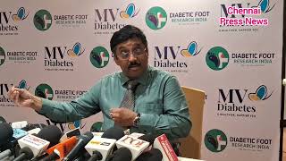 MV Diabetes Royapuram Launches “DFRISchool of Podiatry” with Academy of Physicians in Wound Healing [upl. by Edi]