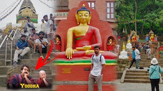 ep6🇳🇵Yodha movie location 🤭 Nepal Swoyambhu Mahachaitya temple 🇳🇵 escape Nepal 😤 [upl. by Gnni130]