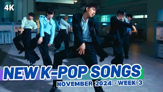 NEW KPOP SONGS  NOVEMBER 2024 WEEK 3 [upl. by Gunar]