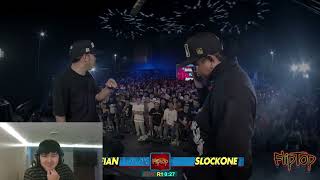 Fliptop  Ruffian vs SlockOne battle review video reaction [upl. by Eiramnerual]