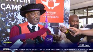 Pitso Mosimane honoured with Honorary Doctorate [upl. by Rowland]