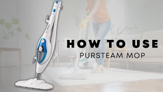 PurSteam Steam Mop Cleaner Unboxing [upl. by Lledal]