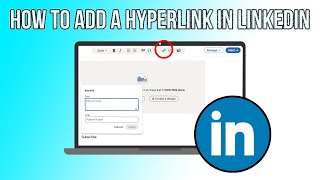 How To ADD A Hyperlink In LinkedIn Post The Best Method 2024 [upl. by Eirelam312]