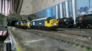 Model Railway A Busy Mainline with DRS 66412 amp BR 37025 passing by with Light Engine moves [upl. by Eniamej]