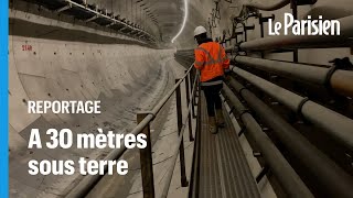 A 30 mètres sous terre dans l’un des tunneliers qui a creusé le prolongement de la ligne 14 sud [upl. by Dyol498]