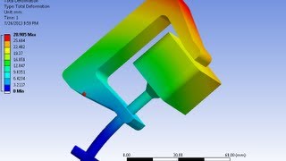 ANSYS C Clamps Assembly  Frictional contact analysis part 2 [upl. by Olwen]