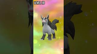 Poochyena  Mightyena  Evolution in Pokemon Scarlet amp Violet pokemon evolution shorts [upl. by Malarkey]