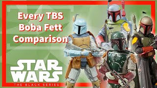 Every Black Series Boba Fett Comparison 20132023 [upl. by Tamqrah]