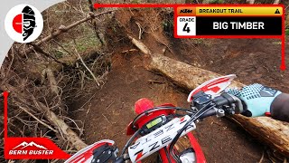 Berm Buster  KTM Loop 🟠 BREAKOUT TRAIL ⚠️ Big Timber Grade 4 [upl. by Dimitri]