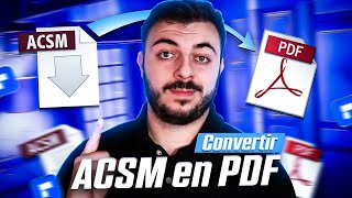 Convertir un fichier ACSM en PDF  Tuto 2024 [upl. by Laban39]