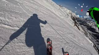 4K Skiing Italian Alps  Livigno  Carosello 3000  Polvere  GoPro Hero 11  Telemetry [upl. by Naima]