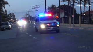 LAPD Metro K9 Responding to a perimeter in Harbor Division 32620 [upl. by Kinson]