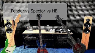 59 Fender vs Spector vs Harley Benton [upl. by Eilyak]