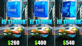 i5 11600K vs i7 11700K vs i9 11900K  Test in 8 Games [upl. by Garlen]