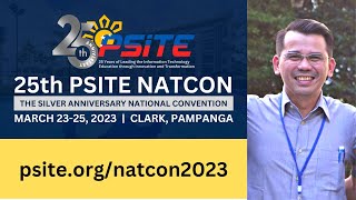 PSITE NATCON 2023 Invitation to Join by Dr Dave E Marcial [upl. by Chaing]