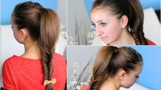 💗 How to make a Fluffy Fishtail Braid  Zendayas Replay Hairstyle 💗 [upl. by Gannie]