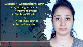 Stereochemistry RS Configuration in Norbornane System  CSIRNETGATEIITJAM [upl. by Mchale385]