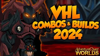 AQW VoidHighlord Combos and Builds 2024 [upl. by Akira]