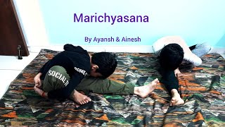 Marichyasana yoga [upl. by Fairweather]