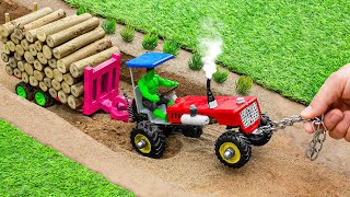 top most creative diy mini tractor science project of Sun Farming  mini tractor video farming [upl. by Hunfredo]