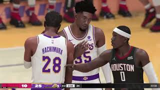 Los Angeles Lakers vs Houston Rockets  NBA Today 11192023  Full Game Highlights NBA 2K24 Sim [upl. by Edrahs]