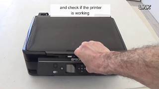 Epson Inkjet Printer all Lights blinking  How to fix it [upl. by Enawtna]