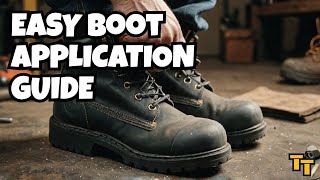 Work Boots Upgrade Easy Tuff Toe Application Tutorial [upl. by Atnes192]