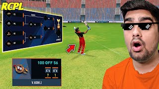 ELIMINATOR VIRAT KOHLI 100 RCB Vs GT RCPL RC 24 Hard Mode [upl. by Domenech]