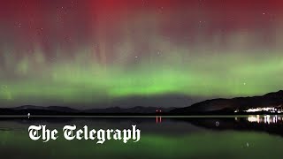 Breathtaking Northern Lights across UK in rare aurora phenomenon [upl. by Sergo322]