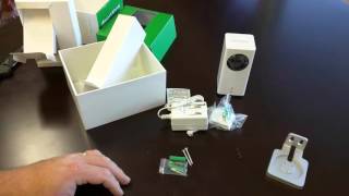 unboxing iCamera Keep iSmartAlarm security camera ptz [upl. by Otrebmuh]