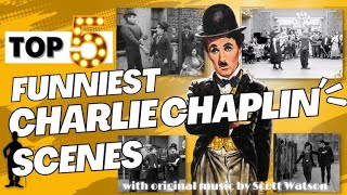 5 Funniest Charlie Chaplin Scenes [upl. by Stanzel]