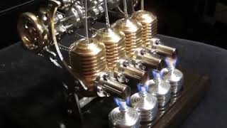 Four cylinder stirling engine [upl. by Erich]