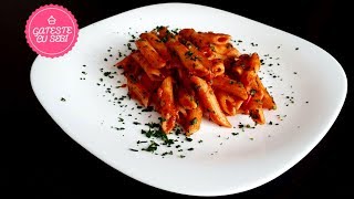 Pasta penne cu sos iute sau arrabbiata [upl. by Atisor]